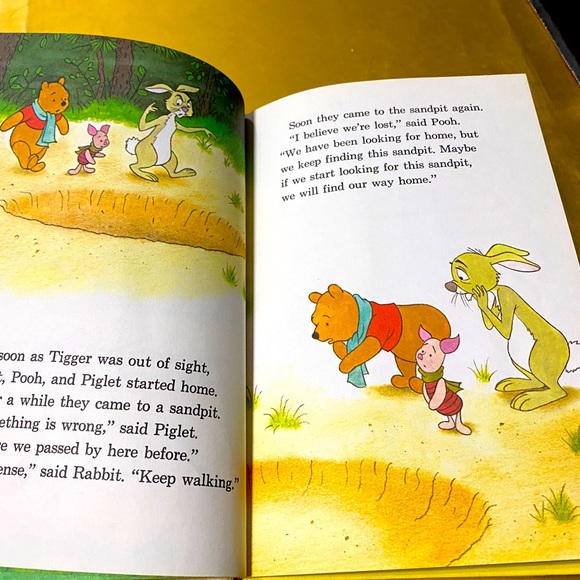 WALT DISNEY’S VTG 70’s WINNIE THE POOH AND TGGER TOO HARDCOVER STORY BOOK - Picture 5 of 14